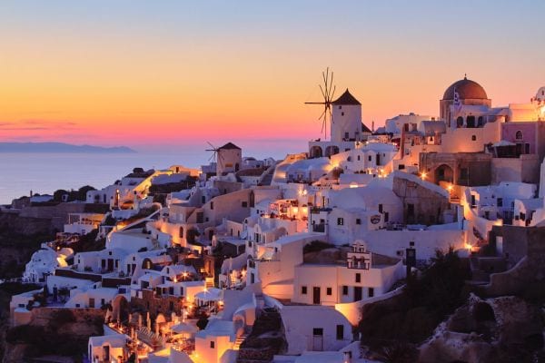 Sunset on Santorini