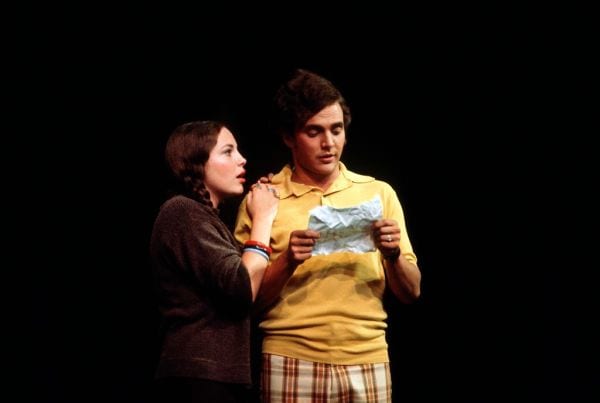 Act in a stage play