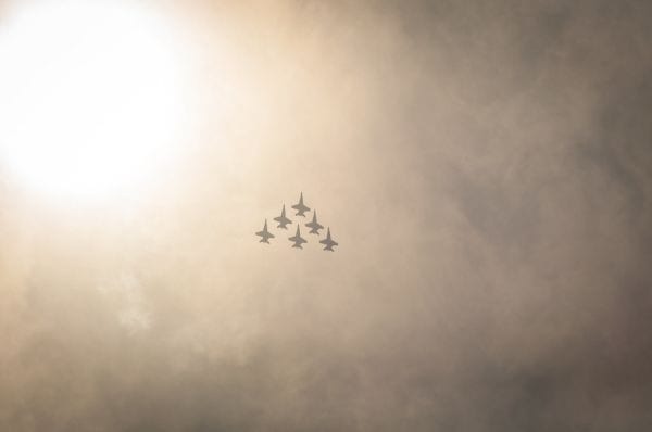 Fly in a fighter jet
