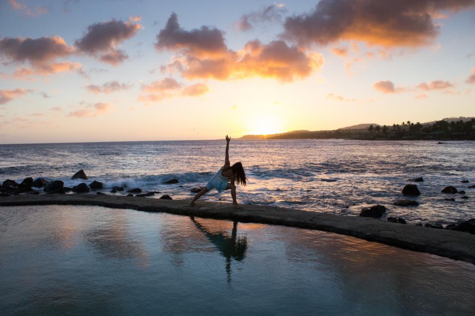 Learn yoga and master a pose